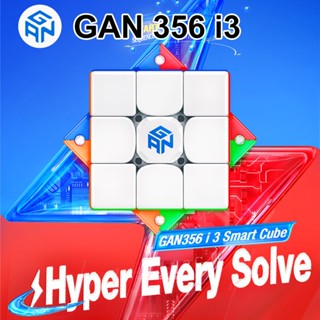 จัดส่งทันที⚡GAN356 i3 รูบิค ความเร็ว Cube 3x3 เมจิกคิวบ์ Magnetic GMS V4 App online PowerPod ชาร์จได้