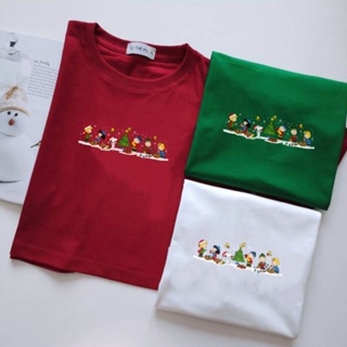 (พร้อมส่ง) Sale 1⃣6⃣5⃣🙂☃️🎄❄️☃️🎄❄️☃️🎄❄️☃️👕 เสื้อยืด Crop Christmas Collection 🎄☃️