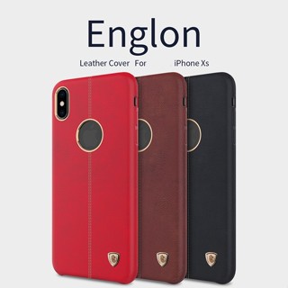 เคส สำหรับ iPhone XS Nillkin Englon Retro Leather Case