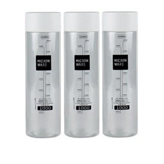 SUPER LOCK  ขวดน้ำ 1000 มล. แพ็ค 1x3 1209379 สีขาว