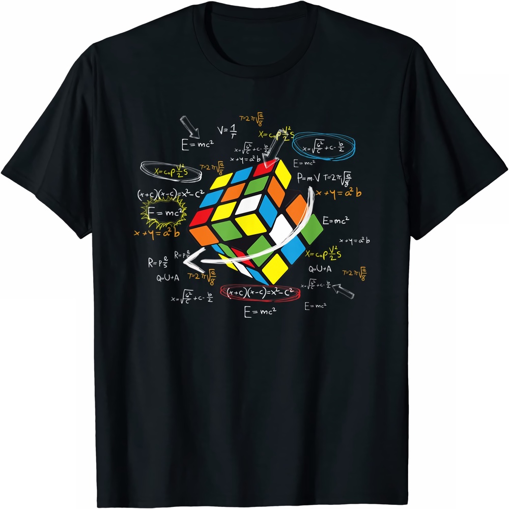 Cool Math Rubik Rubix Rucs Player Cube Math Lovers เสื้อยืด