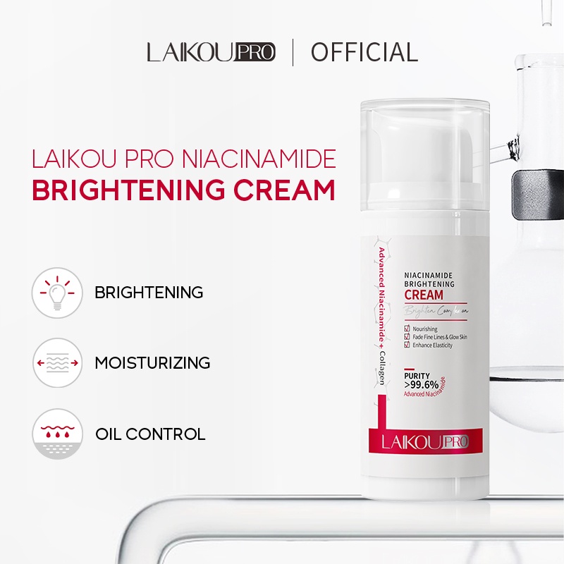 Laikou PPO Niacinamide ครีมบํารุงผิวหน้า กระจ่างใส 30 กรัม