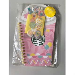 Starbucks Japan 2019 Summer Frappuccino Ring Notebook with Stickers พร้อมส่ง!!!