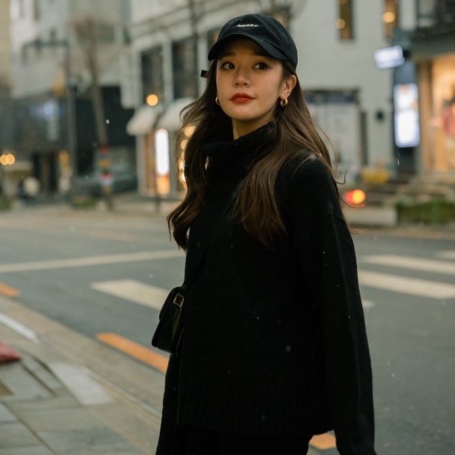 GINGKO sweater  ไหมพรมคอเต่าเนื้อหนา ใส่สบายกันหนาวได้ดีมากค่ะ - รูปที่ 2