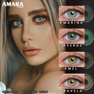 Amara คอนแทคเลนส์สีธรรมชาติ สําหรับแต่งหน้า แต่งตา