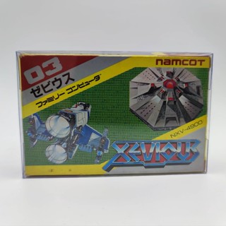 XEVIOUS ไม่มีคู่มือ กล่องปานกลาง มีกล่องใสสวมเพื่อเก็บสะสมให้ [Famicom][FC]