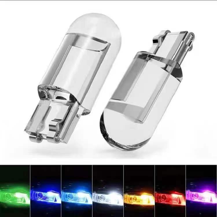 1คู่ ไฟหรี่ LED T10 ไฟหรี่ ไฟป้ายทะเบียนรถ T10 W5W สำหรับทั้งรถยนต์ และ มอเตอร์ไซค์