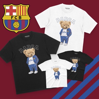 เสื้อยืด พิมพ์ลาย Barcelona Bear Barca Mes Que Un Club Culés Cules Decule สําหรับผู้ชาย