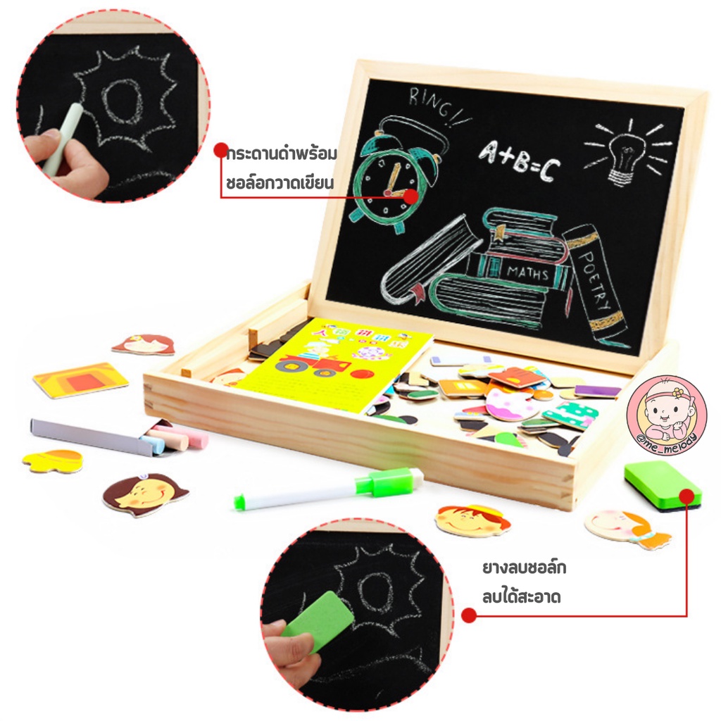 จิ๊กซอว์แม่เหล็กปริศนา แต่งตัวตุ๊กตา ของเล่นเสริมพัฒนาการ ของเล่นเด็กอนุบาล เหมาะสำหรับเด็ก3ขวบ+ - รูปที่ 5