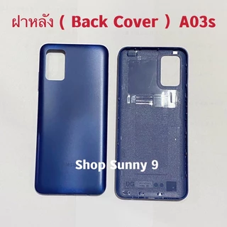 ฝาหลัง ( Back Cover ）Samsung Galaxy A03s / SM-A037（แถมปุ่มเร่งเสียง-ลดเสียง ）