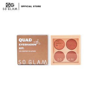 So Glam Quad Eyeshadow Kit 103 Chestnut In Autumn โซ แกลม ควอท อายแชโดว์ คิท 103