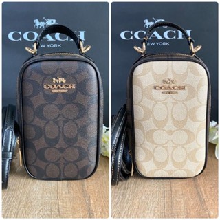 แท้💯% Coach Eva Phone Crossbody Bag