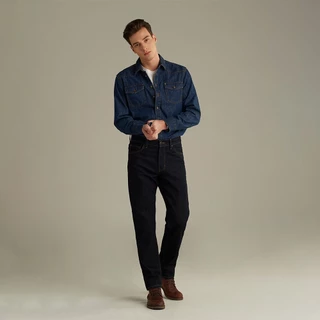 Mc Jeans กางเกงยีนส์ผู้ชาย ทรงกระบอกขาตรง (Straight) สียีนส์เข้ม MAIP176
