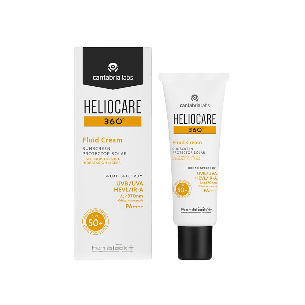 Heliocare 360 Fluid Cream SPF50+ PA++++Protector Solar/Sunscreen 50 ml