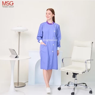MSGtexmed ชุดกาวน์ทันตกรรม,กาวน์ห้องแลป,กาวน์คลุม แบบไม่กันน้ำ (รุ่น PG915)
