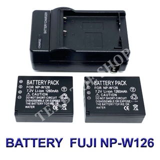 (Set 2+1)NP-W126 / W126 / W126S Battery and Charger For Fujifilm X100F,XA10,XA7,XA5,XA3,XA2,XA1,XE2,XE2S,X-Pro1,X-Pro2,X