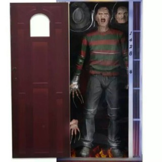 ของแท้ NECA ฟิกเกอร์ Ghost Street Movie 1/4 Murderer Freddy vs Jason ขนาด 59.9 ซม.