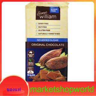 Chocolate Original No Added Sugar Sweet William 100 G.