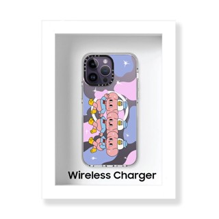 Casetify เคสพลาสติก PC แข็ง ลายกระต่าย สามตัว สําหรับ iPhone 11 12 13 14 Plus Pro Max