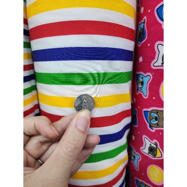 ❤พร้อมส่ง!!❤ ผ้าถ่ายพร็อพ ลายริ้ว ทาง ปูรองนั่ง ถ่ายงาน ฉาก มินิมอล วินเทจ ม่าน ปูโต๊ะ ผ้าคอตตอน ทีซี กว้าง 110-115ซม - รูปที่ 5