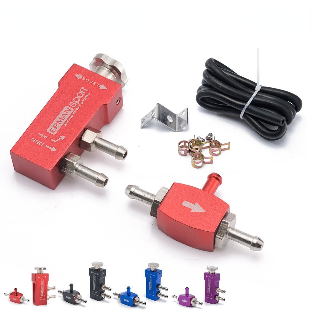 UNIVERSAL ADJUSTABLE TURBO 30 PSI MANUAL TURBO BOOST BYPASS CONTROLLER KIT (น้ําเงิน ม่วง ดํา แดง)