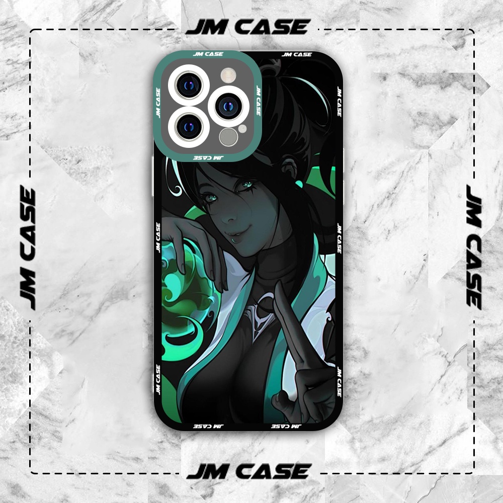 SAMSUNG OPPO XIAOMI JMCase Valorant FPS Game Online Sage เคส iphone ขอบสี่เหลี่ยม