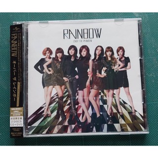 อัลบั้ม ญี่ปุ่น RAINBOW - OVER THE RAINBOW Japanese Album เวอร์ Limited แกะแล้ว ไม่มีการ์ด พร้อมส่ง Kpop CD + DVD หายาก