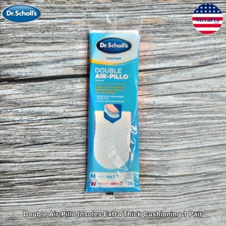 Dr.Scholls® Double Air-Pillo Insoles Extra Thick Cushioning 1 Pair แผ่นรอง รองเท้า ลดแรงกระแทก