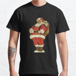 #ถูกสุด CM001เสื้อยืดสกรีนลายซานต้าคลอส เสื้อสกรีนคริสต์มาส santa claus christmas PHBRAND ab