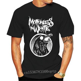 เสื้อยืดแขนสั้น พิมพ์ลาย Motionless In White สําหรับผู้ชาย สีดํา