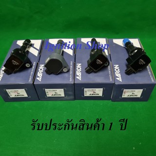 ประกัน 1 ปี คอยล์จุดระเบิด คอยล์หัวเทียน Honda City 2002-2008  2008-2013  Civic FD 1.8   CRV G3 2.0  ยี่ห้อ AARON 1 ตัว