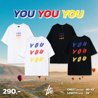 Urthe - เสื้อยืด สกรีนลาย รุ่น YOU YOU YOU