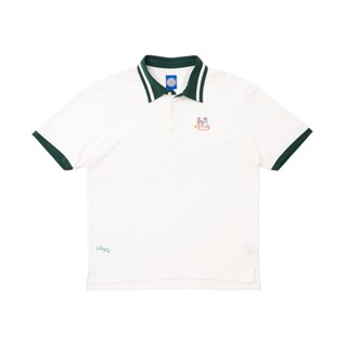 The Neverending Vacation Polo - White
