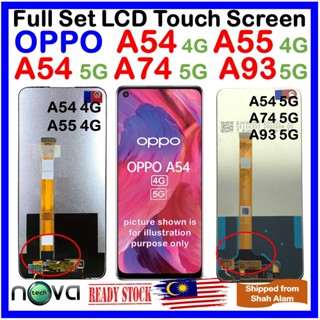 ชุดหน้าจอสัมผัส LCD แบบเต็มจอ สําหรับ OPPO A54 4G OPPO A54 5G OPPO A55 4G OPPO A74 5G OPPO A93 5G