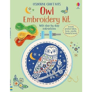 Embroidery Kit: Owl Paperback Embroidery Kit English