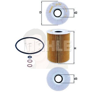 OX 254D2 กรองน้ำมันเครื่อง (BMW S65 S85 / M5 (E60) M6 (E63) M3 (E92)