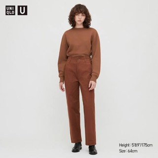 YY228-Uniqlo กางเกงผ้าฝ้าย COTTON 100% ทรงสวย ใหม่มาก