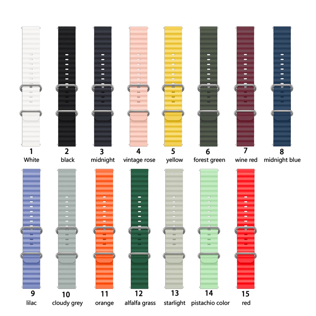 สายนาฬิกาข้อมือซิลิโคน อุปกรณ์เสริม สําหรับ Samsung Galaxy Watch 4 5 6 7 44มม 40มม 4 6 Classic 46มม 42มม 43มม 47มม Galaxy Watch 5pro 45มม Galaxy Watch FE.