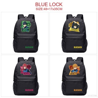 Yb1 BLUE LOCK กระเป๋าเป้สะพายหลัง ความจุขนาดใหญ่ กันน้ํา พิมพ์ลาย ระบายอากาศ แฟชั่น สําหรับนักเรียน BY1