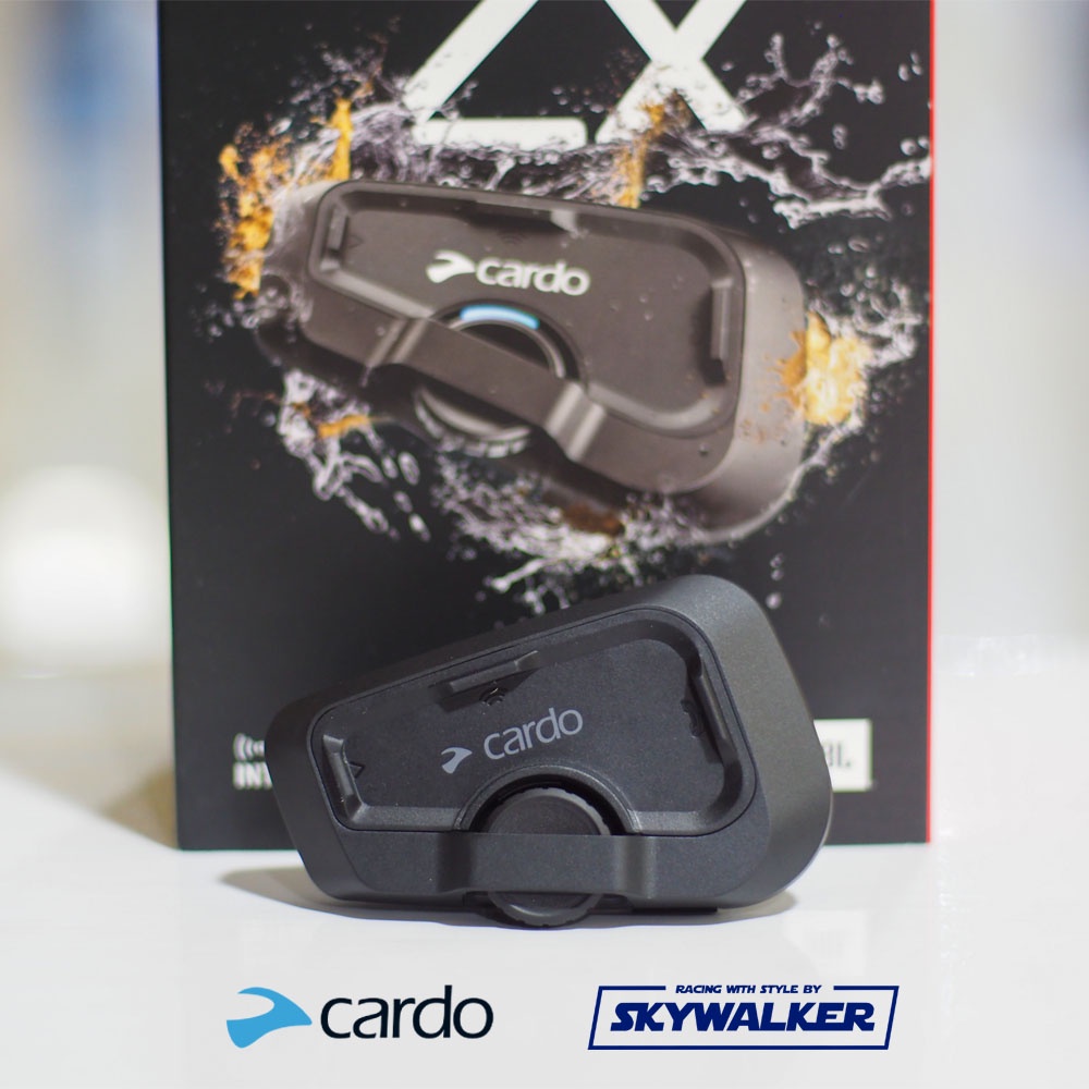 🔥🔥ผ่อน0% นานสูงสุด10เดือน🔥🔥 CARDO BLUETOOTH รุ่น FREECOM 2X - SINGLE Sound By JBL บลูทูธติดหมวกกันน็