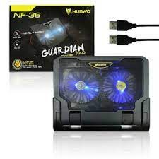 Nubwo พัดลมโน๊ตบุ๊ค NF-36 GUARDIAN พัดลมรองโน๊ตบุ๊ค ( 2Fan ) Cooler pad พัดลมระบายความร้อนโน๊ตบุ๊ค ประกัน 1 ปี