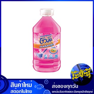 น้ำยาถูพื้น กลิ่นสปริงซากุระ 5200 มล. โทมิ Tomi Floor Cleaner Spring Sakura Scent น้ำยา ทำความสะอาดพื้น ถูพื้น ดันฝุ่น เ