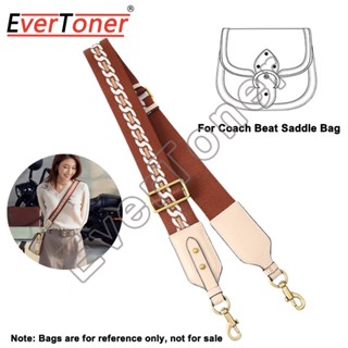 Evertoner สายสะพายไหล่ ผ้าแคนวาส ปรับได้ แบบเปลี่ยน สําหรับกระเป๋าหนัง BEAT