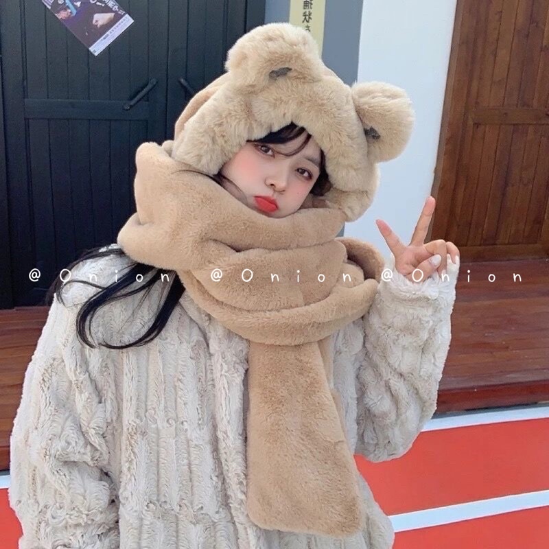 BEAR EARS RABBIT FUR HAT