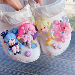 🔥Ooyoudo ชุดอุปกรณ์เสริมตกแต่ง Cros jibbitz 12 ชิ้น【แตะผู้หญิง jibbitz อุปกรณ์เสริม】