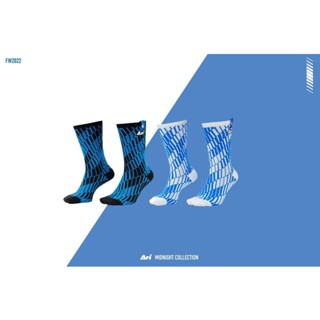 ถุงเท้าครึ่งแข้ง ARI MIDNIGHT WINTER CREW SOCKS ของแท้