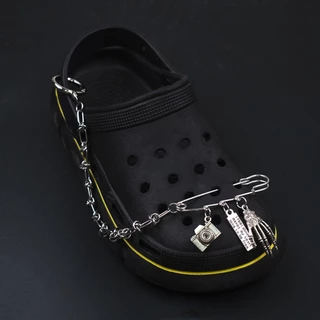 Punk Dark Willow Nail Thorn Metal Shoe Chain | สําหรับหัวเข็มขัดรองเท้า