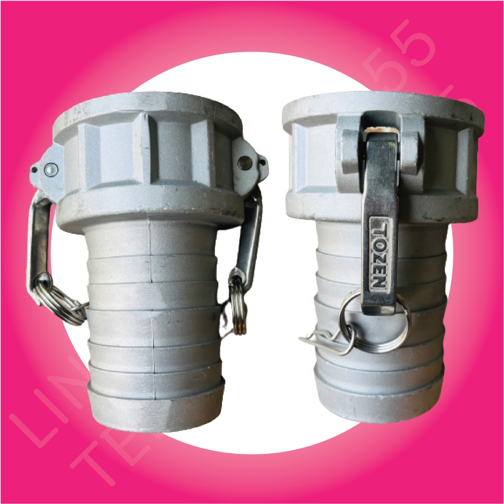 TOZEN ข้อต่อสวมเร็ว พาสC ข้อต่ออลูมิเนียม ข้อต่อหูล็อค ข้อต่อหัวล็อค ข้อต่ออุตสาหกรรม ข้อต่อTOZEN Qu