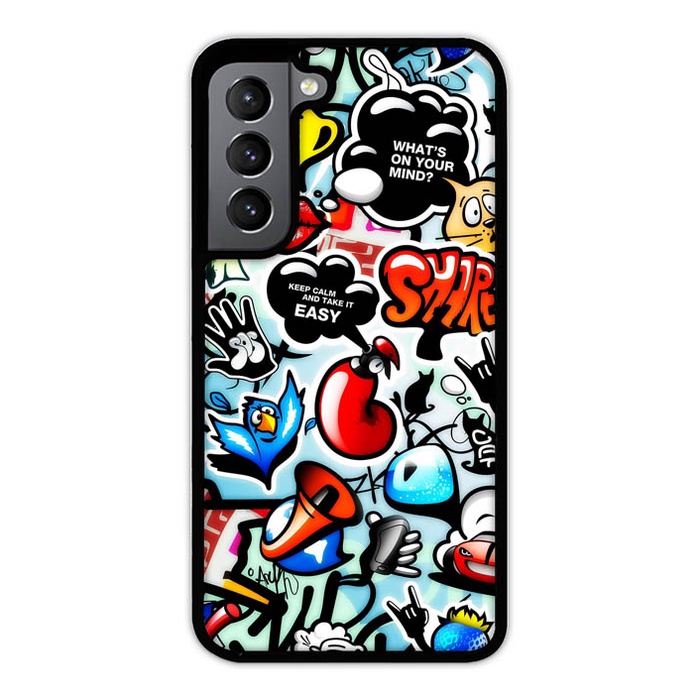 เคส Samsung Galaxy S22 S21 S20 Plus Ultra FE 5G Graffiti Art D27