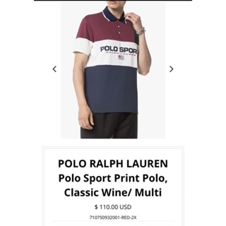 POLO SPORT RALPH LAUREN เสื้อโปโล ใส่เล่นกีฬา ได้ทั้ง ชาย หญิง